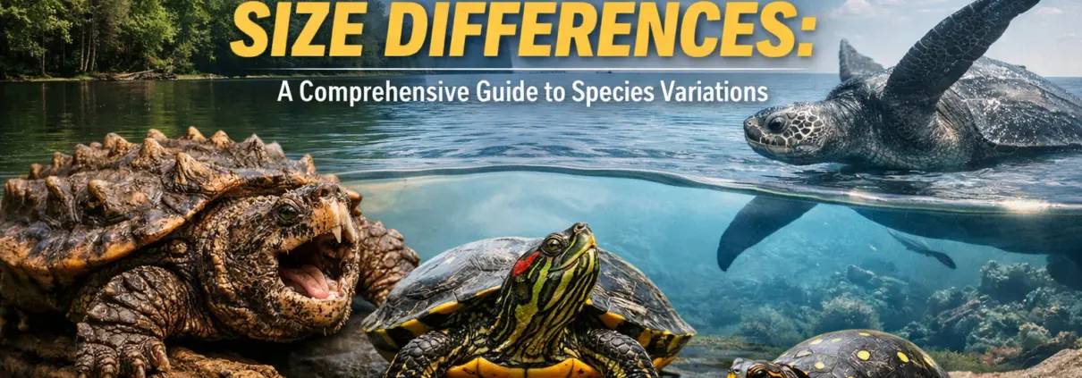 Aquatic turtle size differences