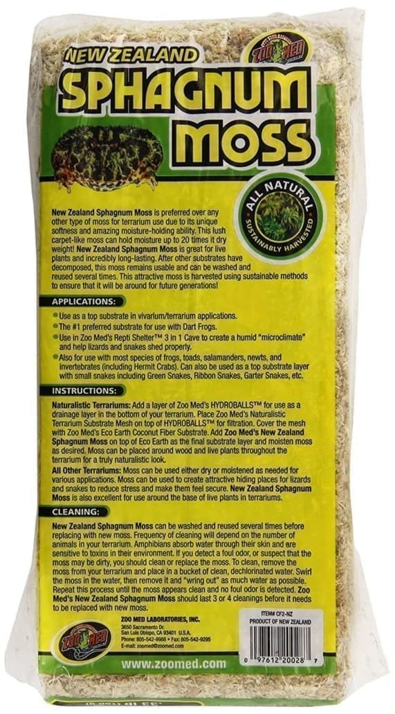 Zoo Med Terrarium Moss - 2 lb