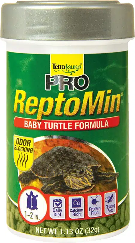 reptomin pro baby turtle food sticks