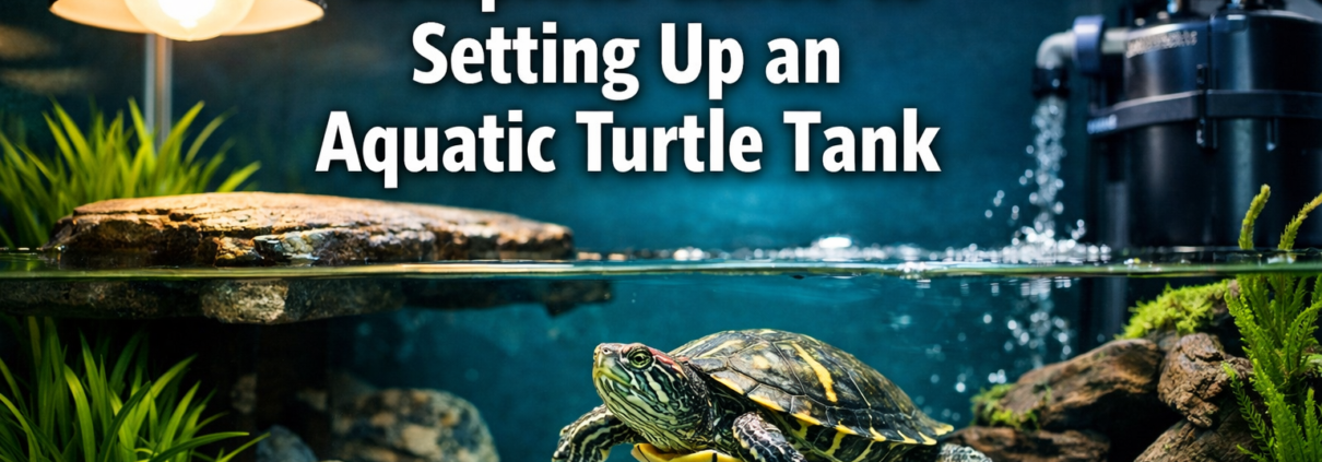 setting up an aquatic turtle tank